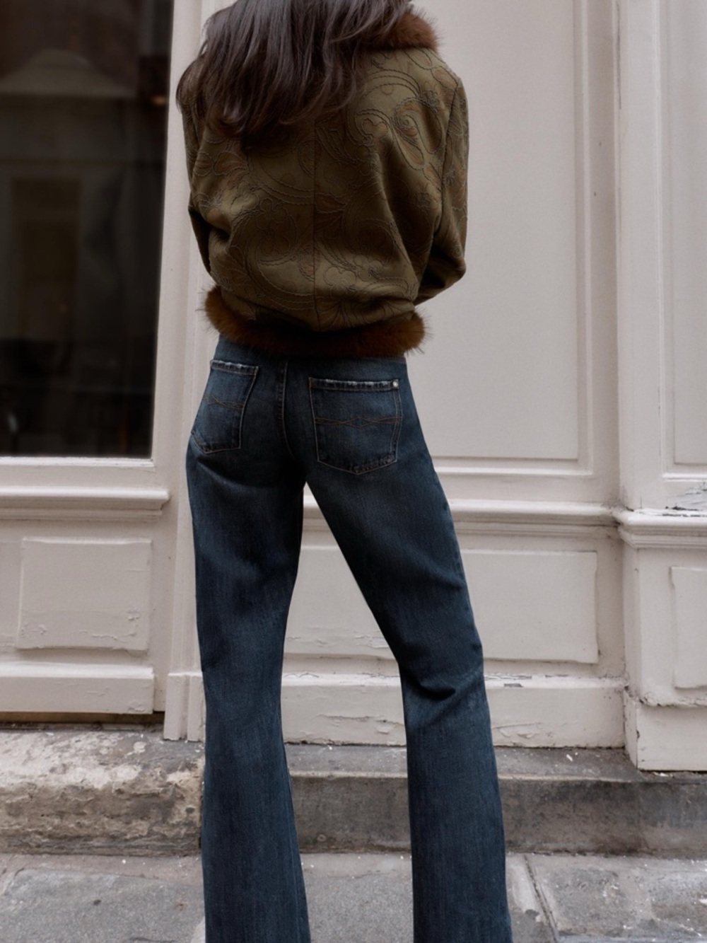 ZARA LOW RISE BOOTCUT JEANS - Picture 7 of 10